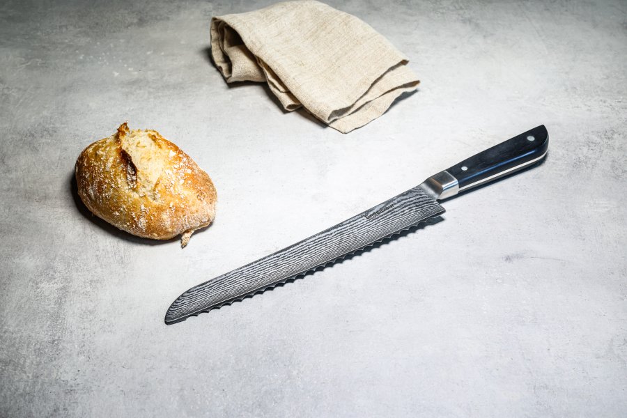 Endeavour Bread Brotmesser 22,5 cm, Schwarz
