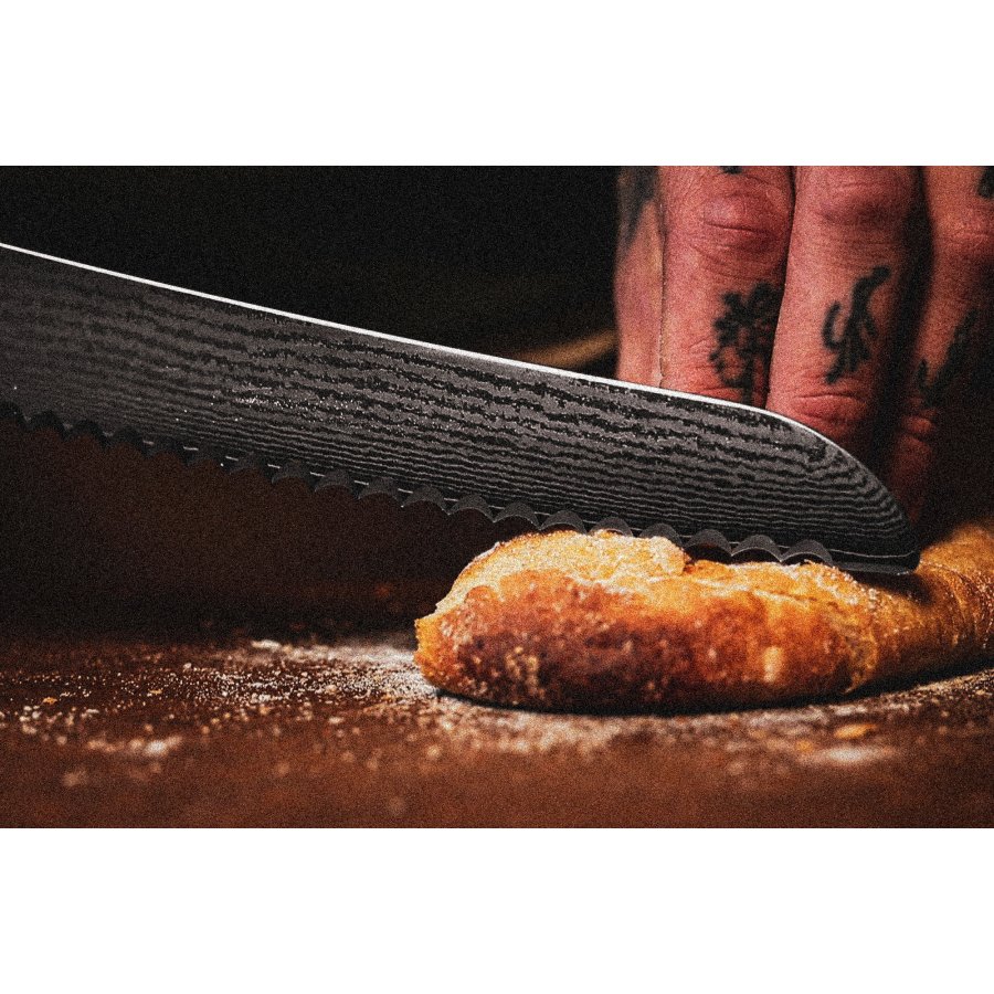 Endeavour Bread Brotmesser 22,5 cm, Schwarz