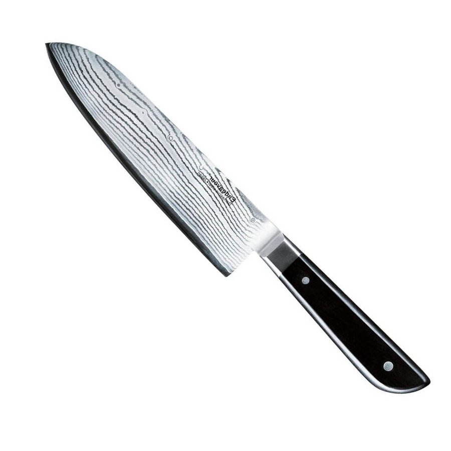 Endeavour Santoku Messer 17,5 cm, Schwarz