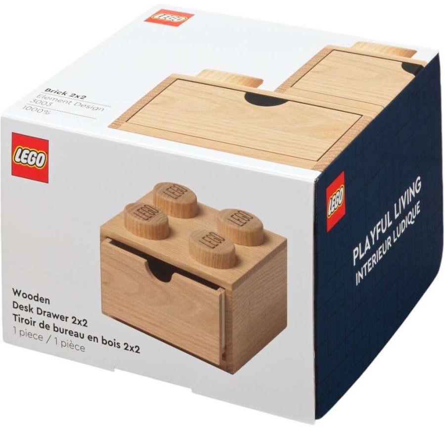LEGO Schreibtischschublade 15,8 cm, Eiche seifenbehandelt