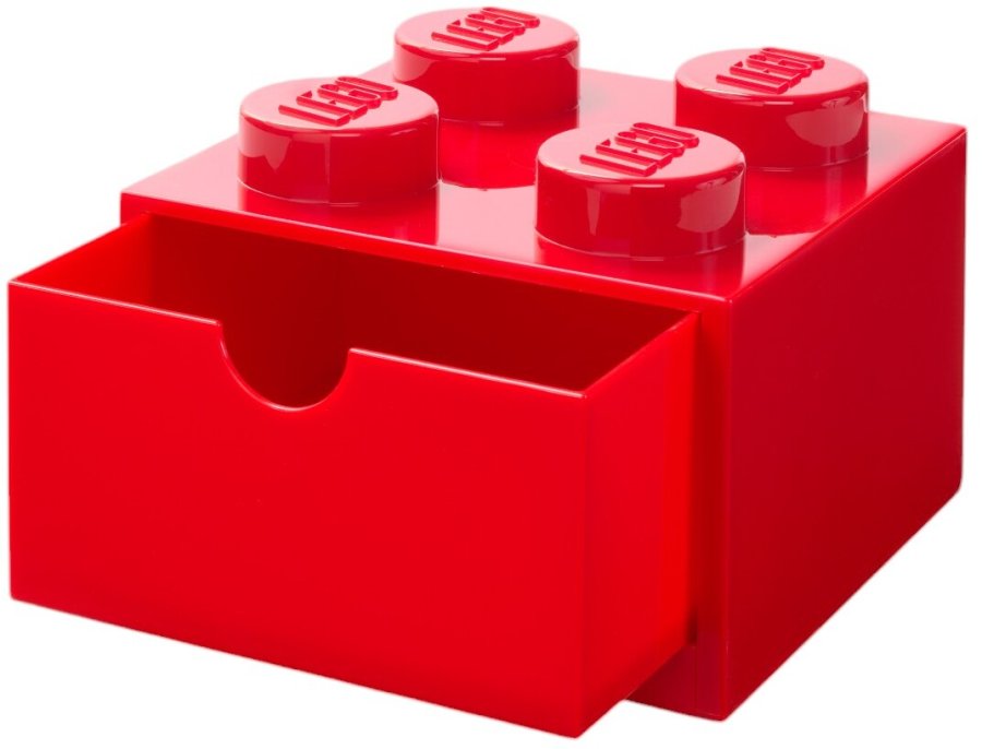 LEGO Schreibtischschublade 15,8 cm, Rot