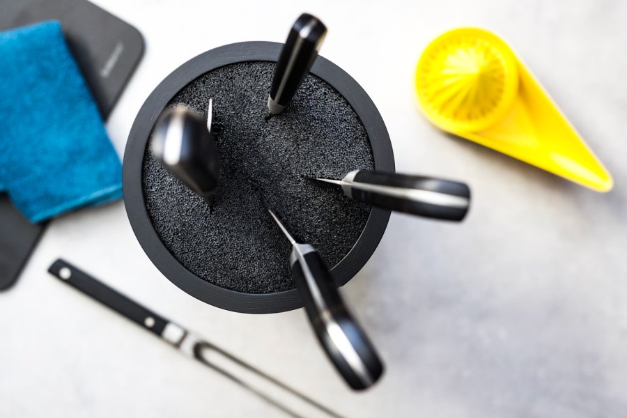 Endeavour Knivholder H26 cm, Sort