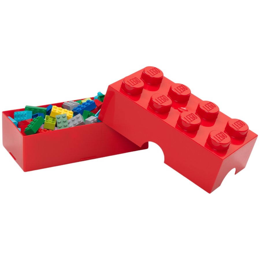 LEGO Madkasse/Opbevaringsboks 8-knops 950 ml, Rd