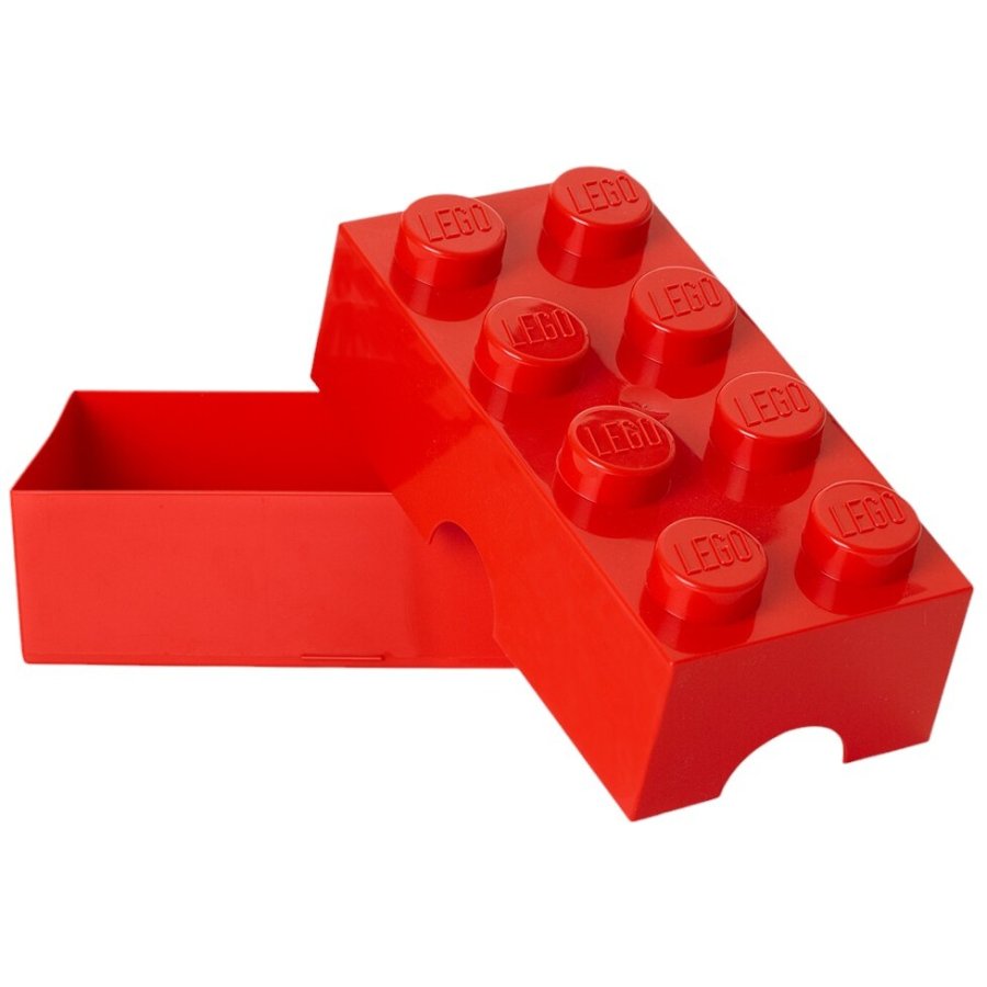 LEGO Madkasse/Opbevaringsboks 8-knops 950 ml, Rd