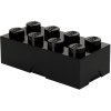 LEGO Lunchbox/Aufbewahrungsboxe 8 Noppen 950 ml, Schwarz