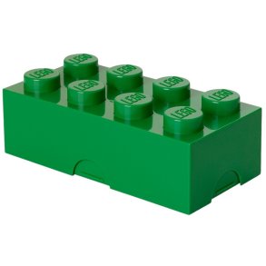 LEGO Madkasse/Opbevaringsboks 8-knops 950 ml, Mørkegrøn