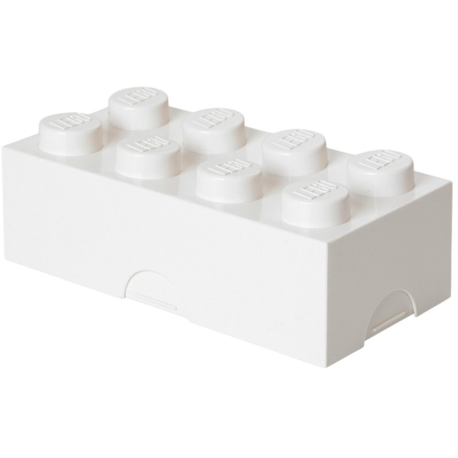 LEGO Madkasse/Opbevaringsboks 8-knops 950 ml, Hvid