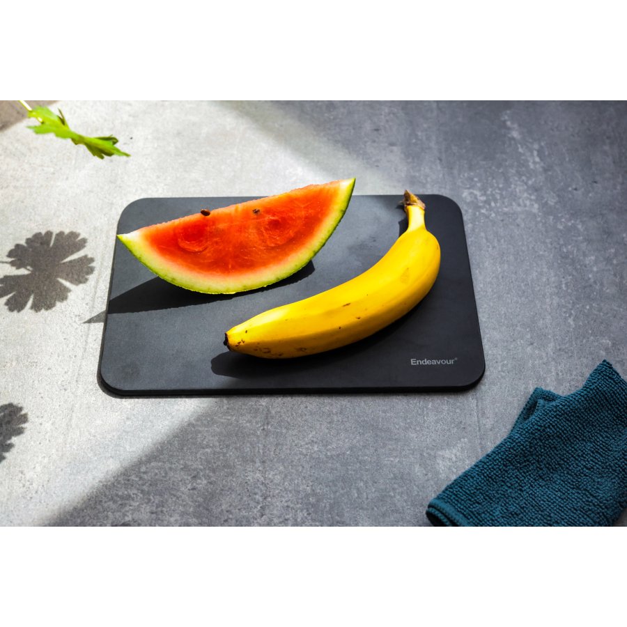 Endeavour Schneidebrett 25x17 cm, Schwarz