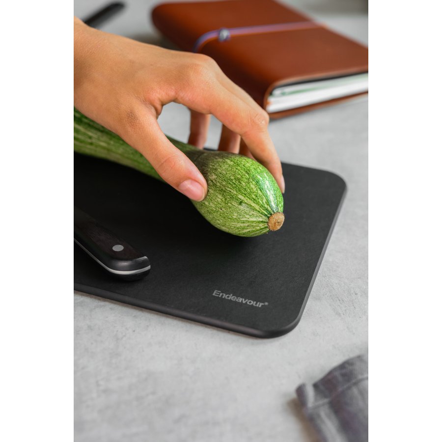 Endeavour Schneidebrett 25x17 cm, Schwarz