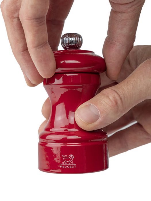 Peugeot Bistro Saltkvrn 10 cm, Passion Red