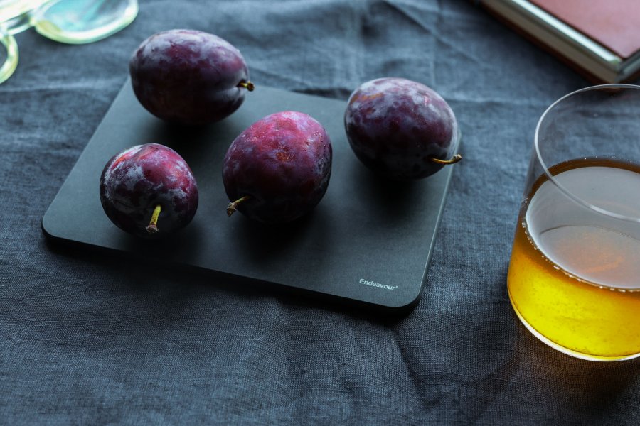 Endeavour Bread & Buttert Brotzeitbrett 4er Set, 17 cm, Schwarz