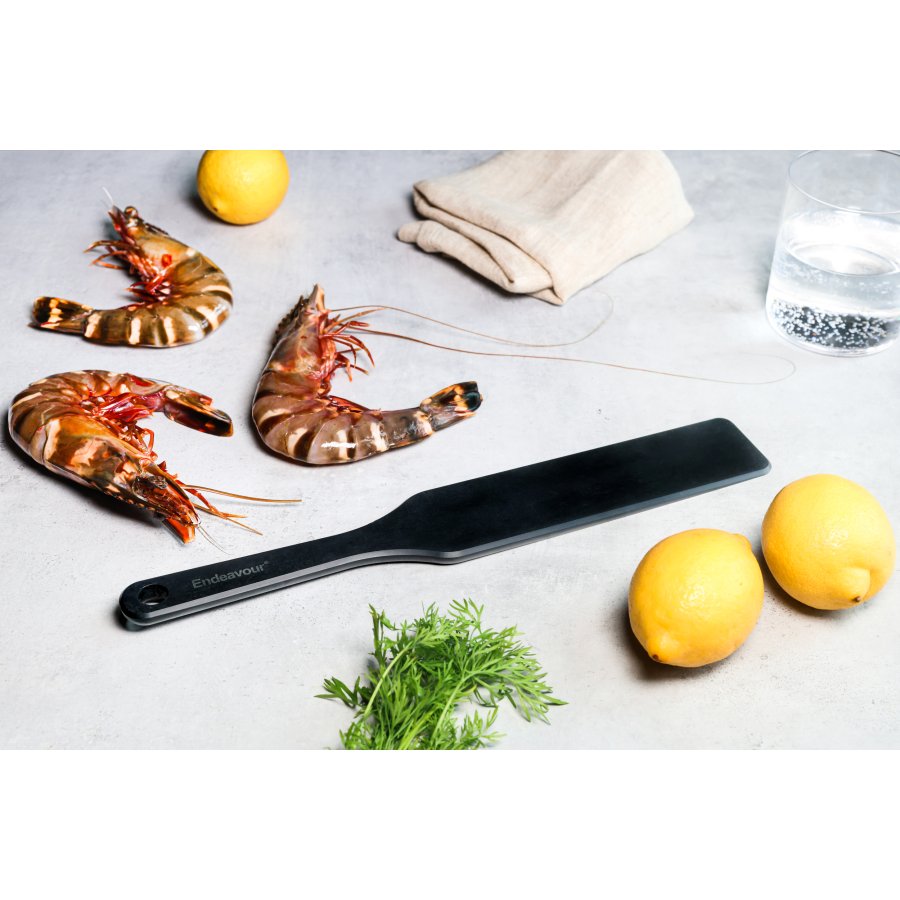 Endeavour Pfannenwender Schmal 28 cm, Schwarz