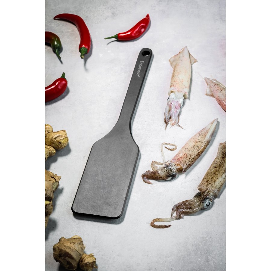 Endeavour Pfannenwender Breit 28 cm, Schwarz