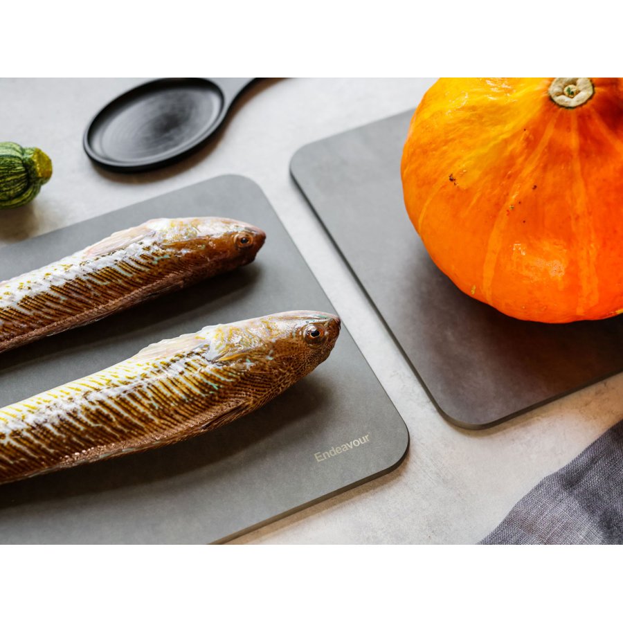 Endeavour Schneidebrett 2er Set 35,5x23,5 cm, Grau