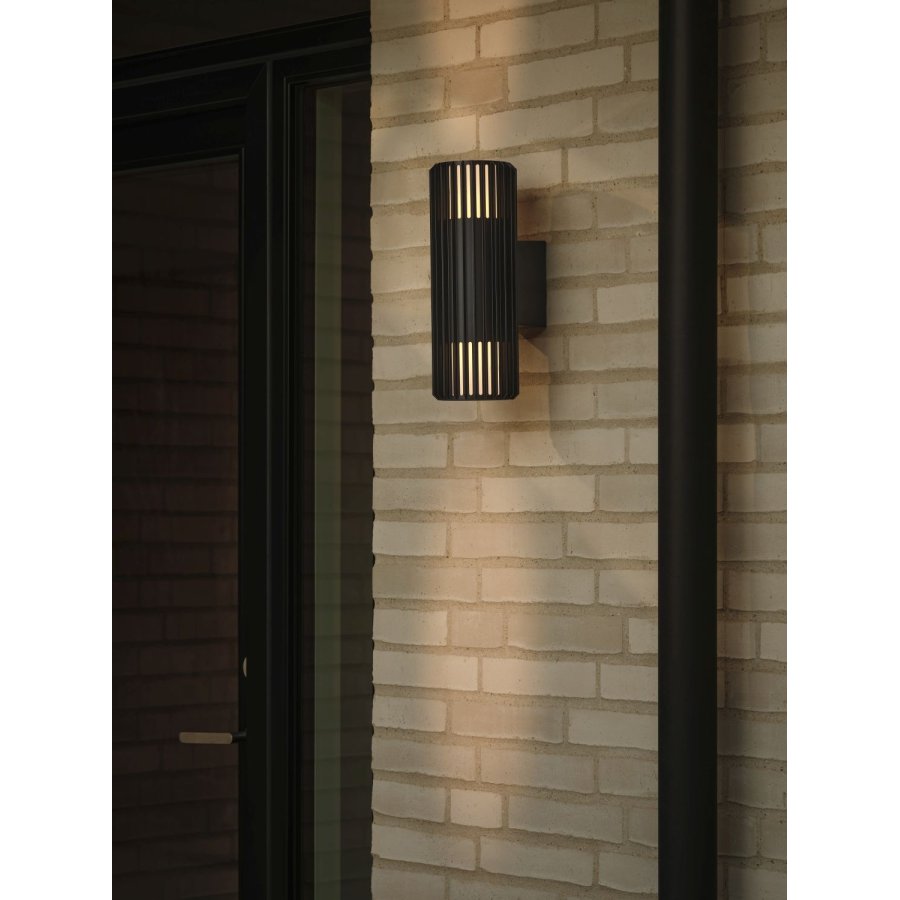 Nordlux Aludra Double Wandleuchte 33,7 cm, Seaside Black