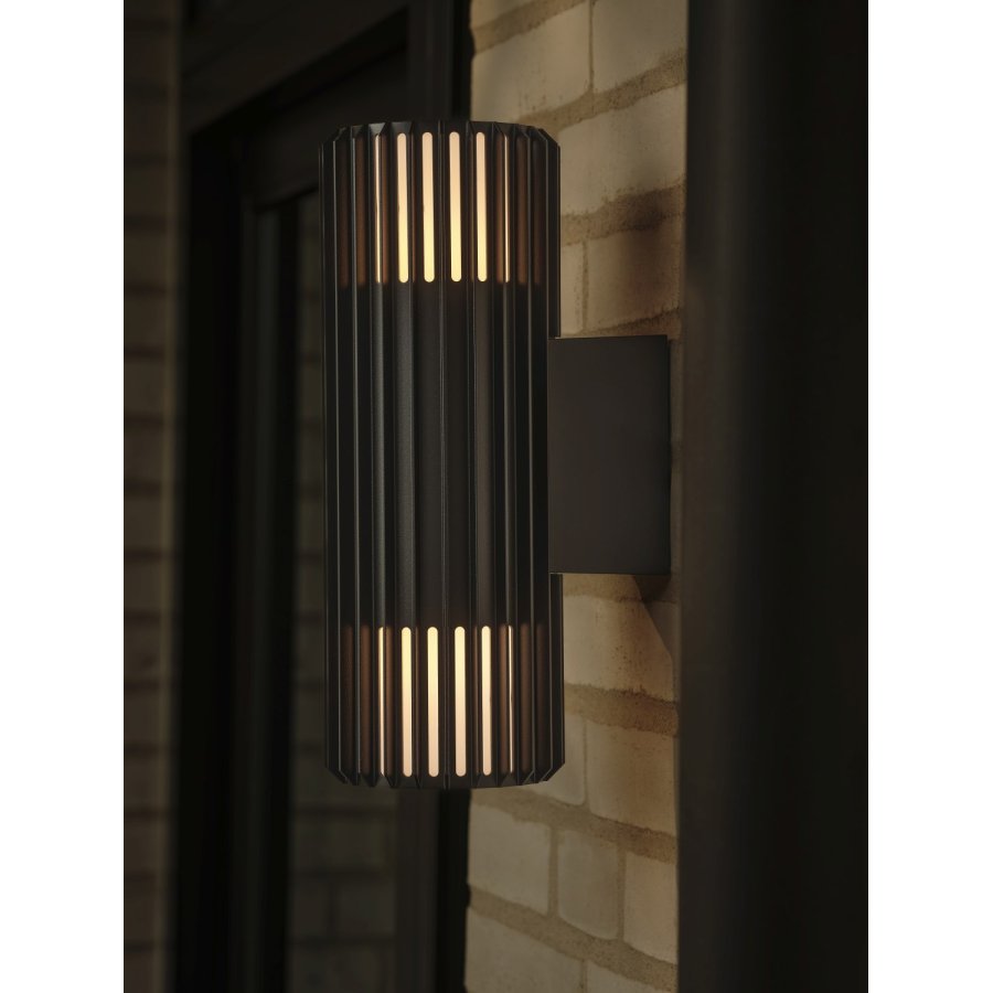 Nordlux Aludra Double Wandleuchte 33,7 cm, Seaside Black