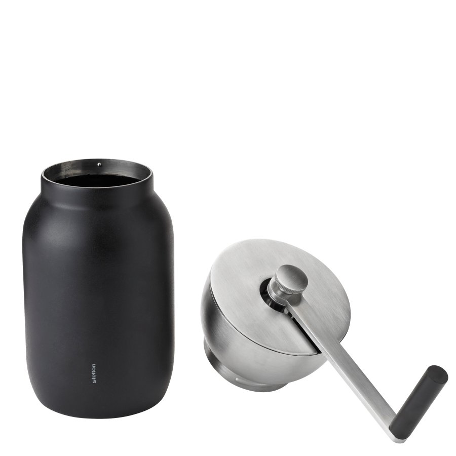 Stelton Collar Kaffeemhle, Schwarz/Stahl