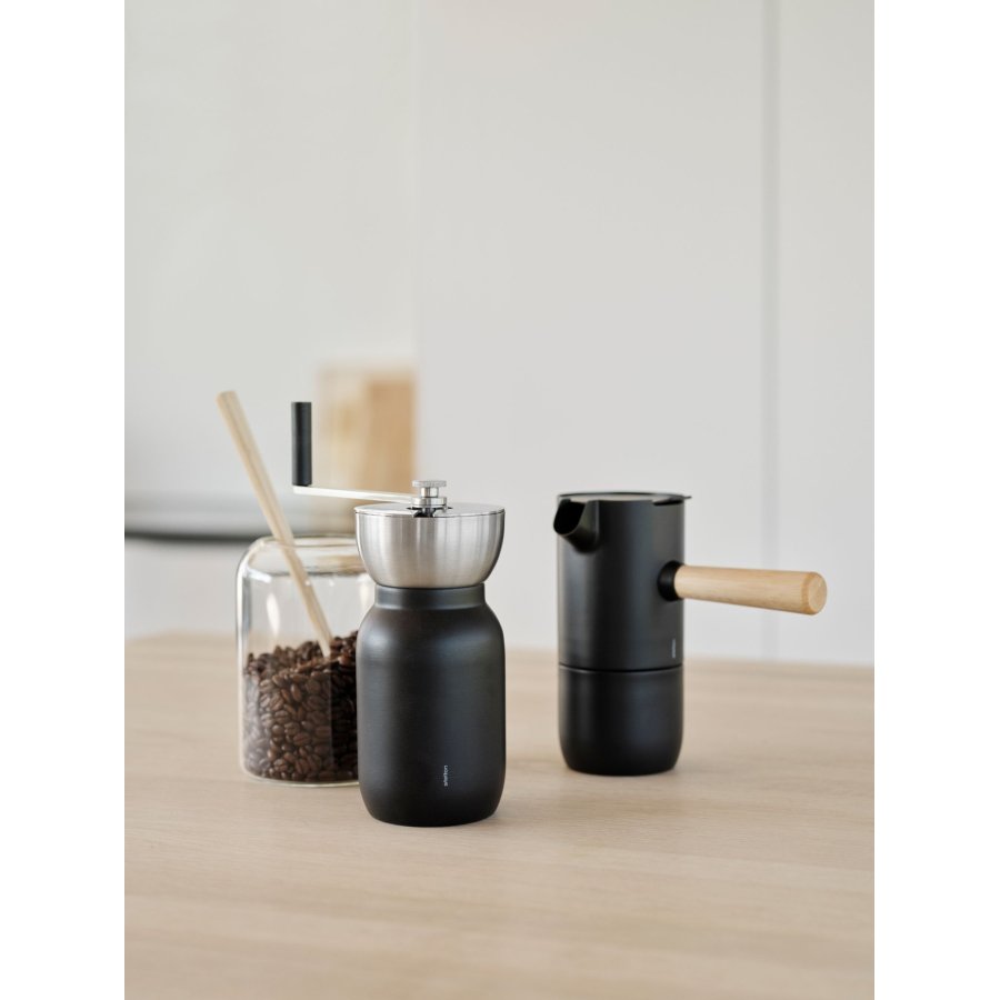 Stelton Collar Kaffeemhle, Schwarz/Stahl