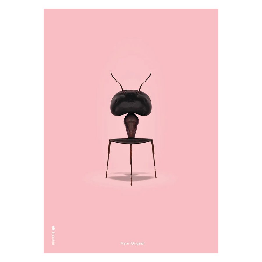 Brainchild The Ant Poster A5, Rosa