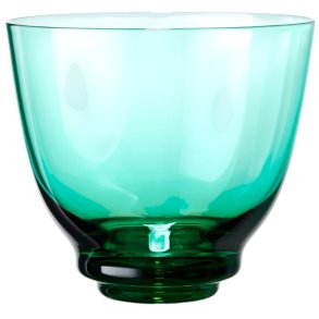 Holmegaard Flow Wasserglas 35 cl, Emerald Green