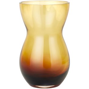 Holmegaard Calabas Duo Vase H21 cm, Burgundy/Amber