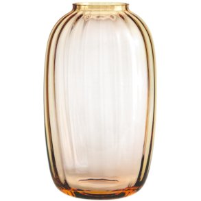 Holmegaard Primula Vase H25,5 cm, Amber