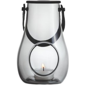 Holmegaard DWL Lanterne H16,5 cm, Smoke