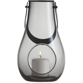 Holmegaard DWL Laterne H25 cm, Smoke