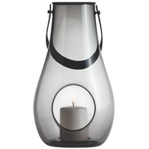 Holmegaard DWL Laterne H29,5 cm, Smoke