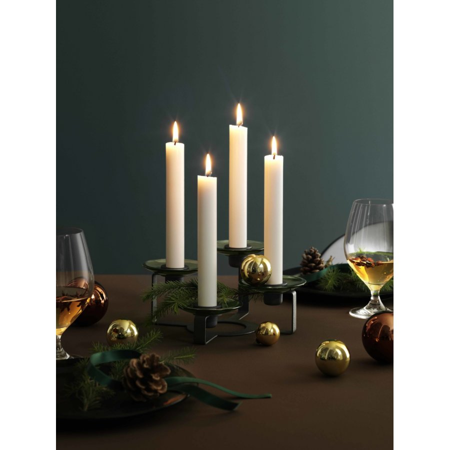 Holmegaard LUMI Lysestage, 4-armet, sort