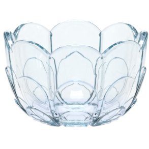 Holmegaard Lily Teelichthalter H4,5 cm, Blue Iris