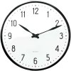 Arne Jacobsen Station Wanduhr 29 cm, Schwarz/Wei