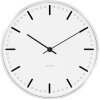 Arne Jacobsen City Hall Wanduhr 29 cm, Wei