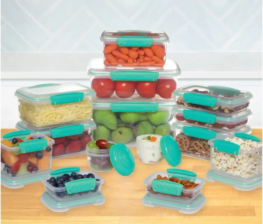 Sistema Klip It Aufbewahrungsbox 14er Set, Minty Teal