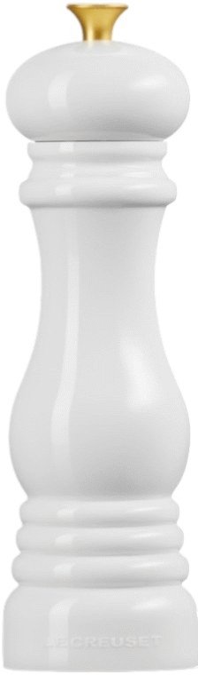Le Creuset Peberkvrn m. Guld knop 21 cm, White
