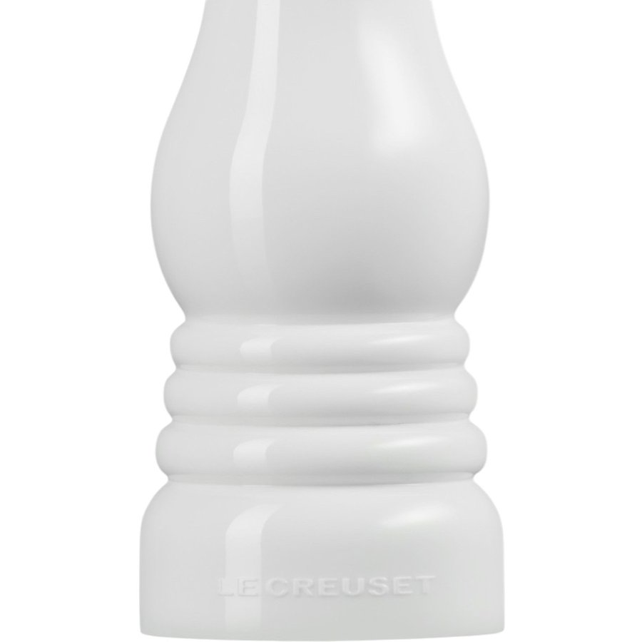 Le Creuset Peberkvrn m. Guld knop 21 cm, White