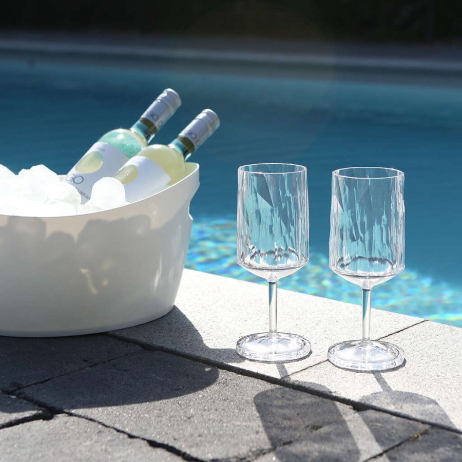 Koziol CLUB No. 4 Cocktailglas 2-delige set 30 cl, Aquamarine