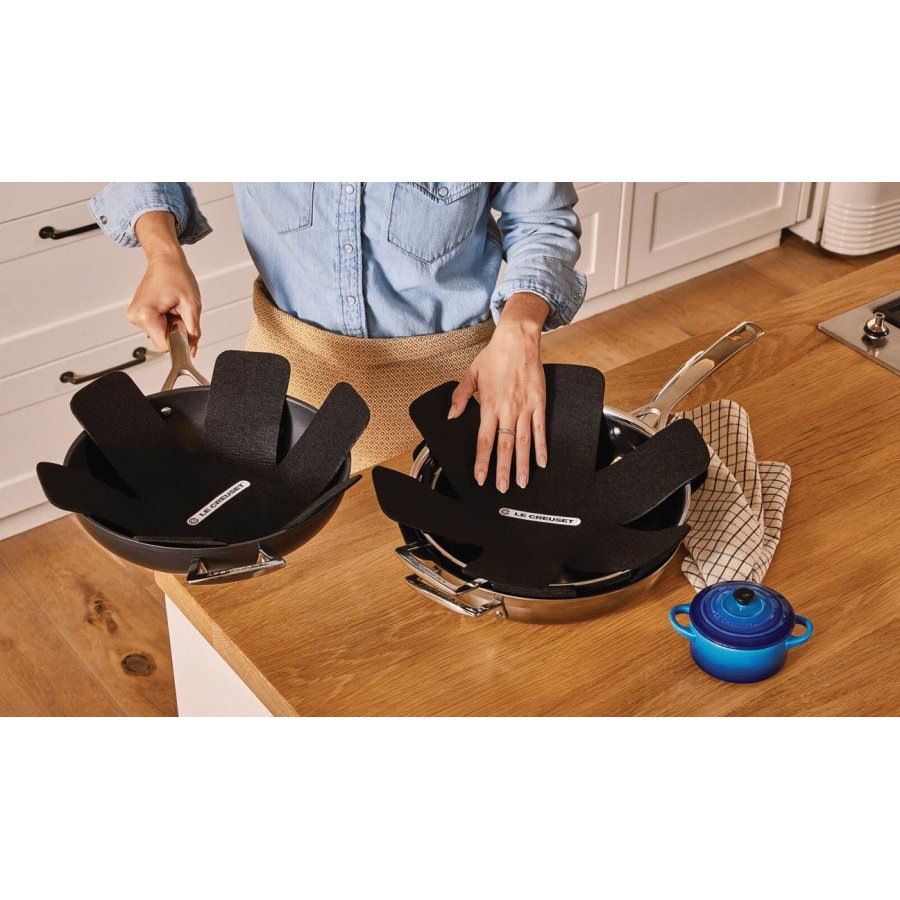 Le Creuset Pandebeskyttere 3 stk, Sort