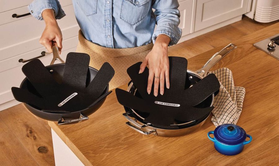 Le Creuset Pandebeskyttere 3 stk, Sort