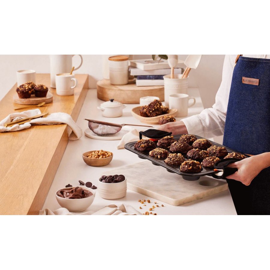Le Creuset Muffinform m. Non-stick 12 stk