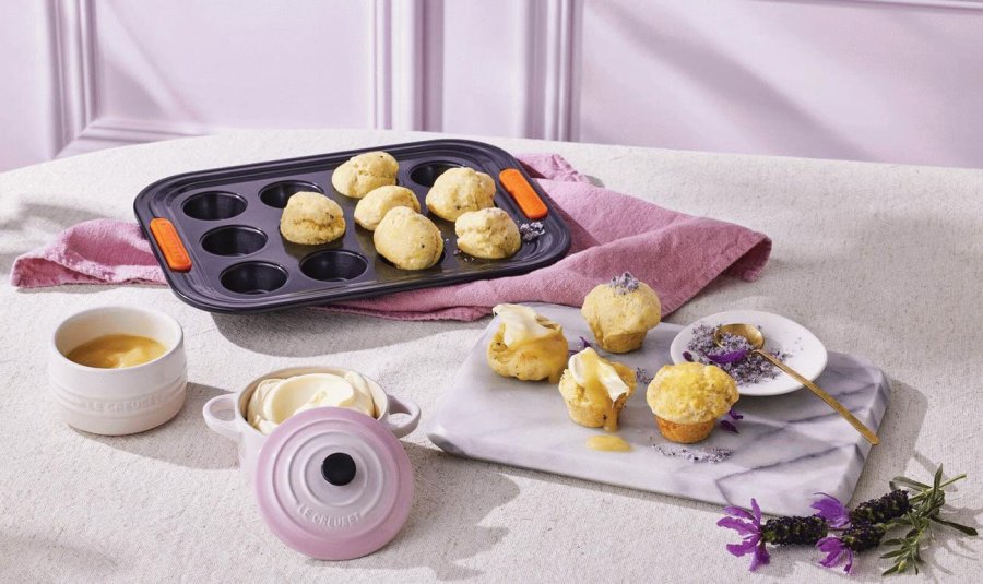 Le Creuset Muffinform m. Non-stick 12 stk
