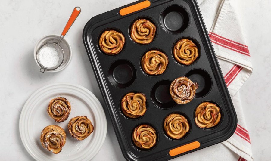 Le Creuset Muffinform m. Non-stick 12 stk