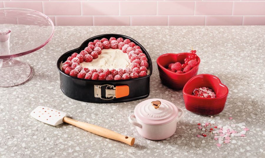 Le Creuset Hjerte Springform m. Non-stick 25 cm