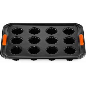 Le Creuset Cannelé-bageplade 40 cm, Sort