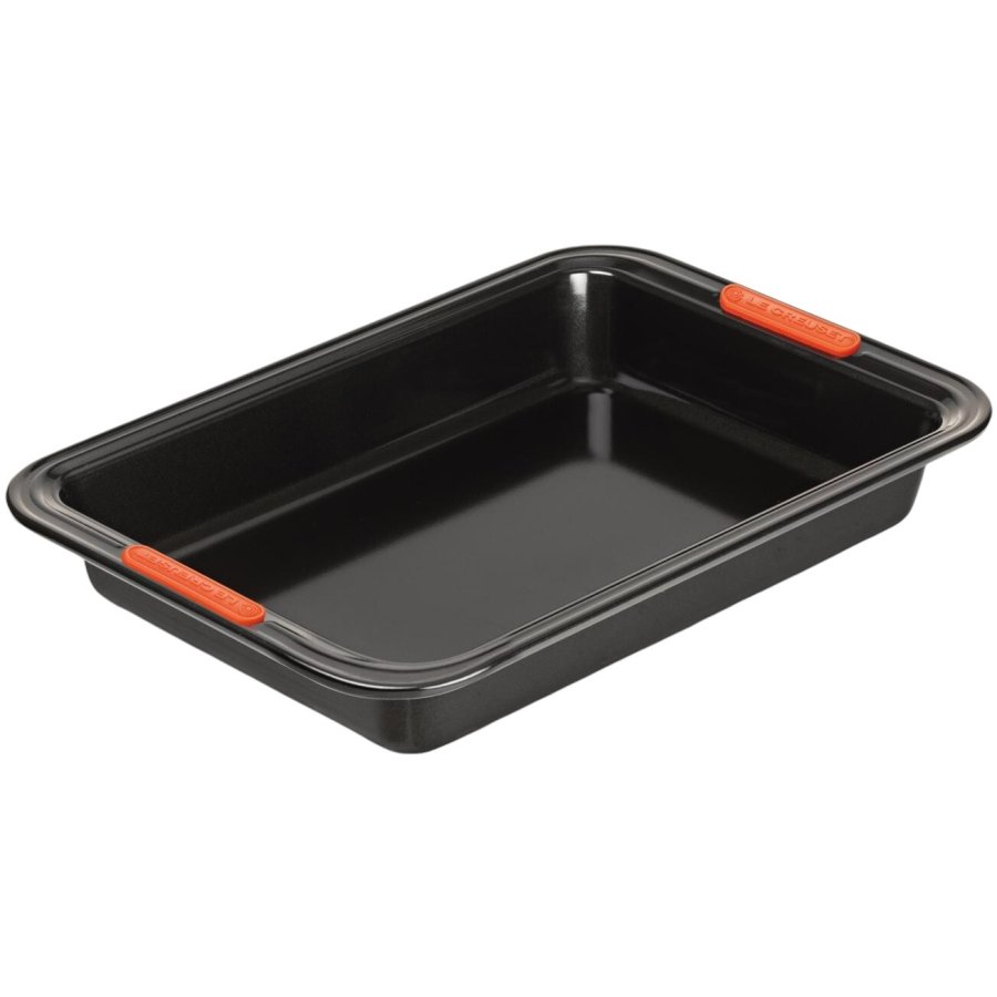 Le Creuset Rektangulr Bradepande m. Non-stick 33x23 cm, Kulstofstl