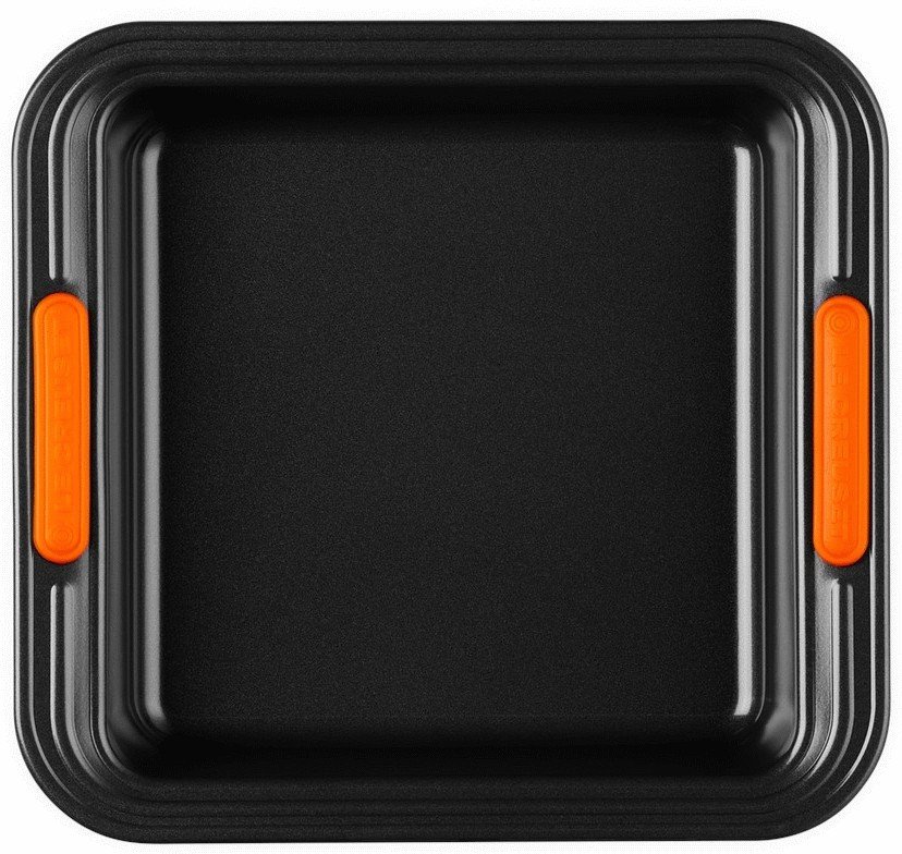 Le Creuset Kvadratisk Bradepande m. Non-stick 23 cm, Kulstofstl