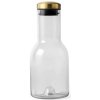 Audo Copenhagen Vandflaske 0,5 L, Klar Glas/Messing