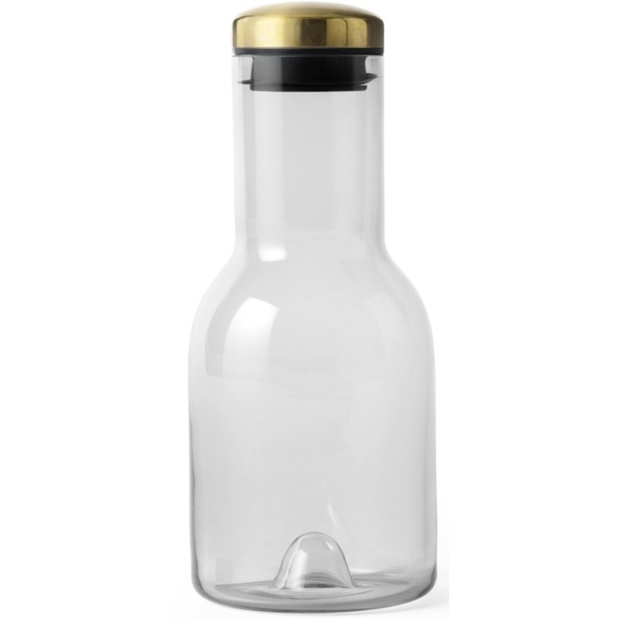 Audo Wasserflasche 0,5 L, Rauchglas/Messing