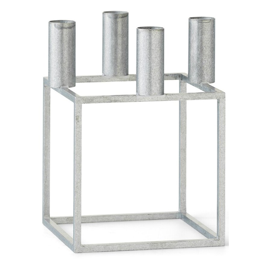 Audo Copenhagen Kubus 4 Lysestage H20 cm, Zink