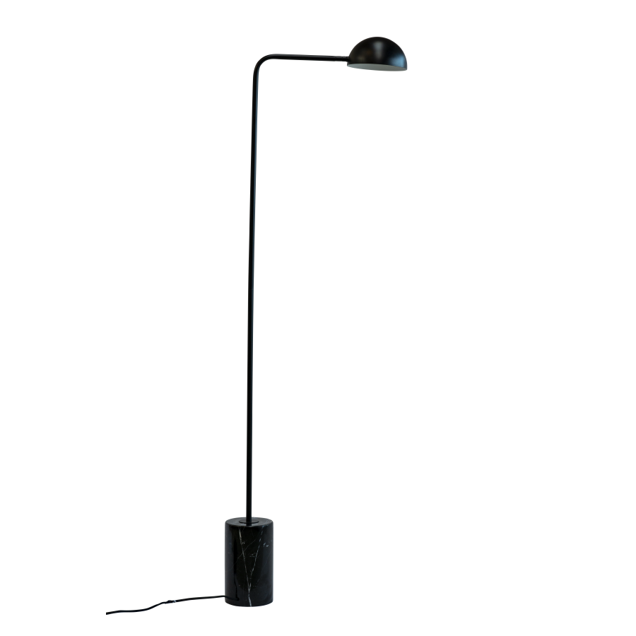 Dyberg Larsen Marmor Stehlampe 154 cm, Schwarz